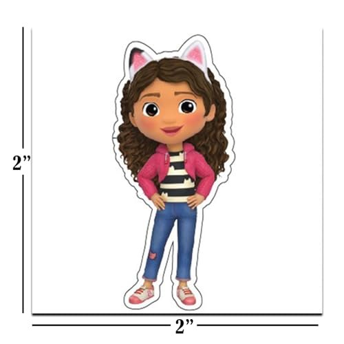 Gabby's Dollhouse Tattoos Party Favors Bundle – 72 Temporary Tattoos for Kids, Party Supplies - görsel 4