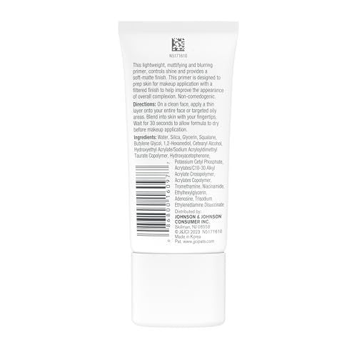 Neutrogena Mattifying Primer with Shine Control & Niacinamide - Lightweight Pore Blurring Face Primer, 1 oz - görsel 18