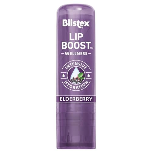 Blistex Lip Boost Wellness - Intensive Hydration Lip Balm with Coconut Oil, Beeswax & Elderberry (Pack of 2) - görsel 6