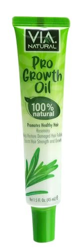 Via Natural 100% Natural Pro Growth Oil – 1.5 Fl Oz Hair Regrowth Treatment - görsel 2