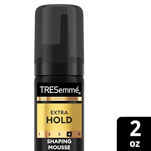 TRESemmé Shaping Mousse Extra Hold Travel-Size 12-Pack – 24H Frizz Control & Moisturizing Hair Mousse for Sculpting, 2 oz Each Avelisse