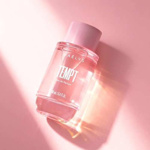 MAËLYS TEMPT Long Lasting Eau de Parfum for Women - Sparkling Citrus, Tropical Fruit & Soft Musk - Luxury Floral Fragrance (100mL) Avelisse
