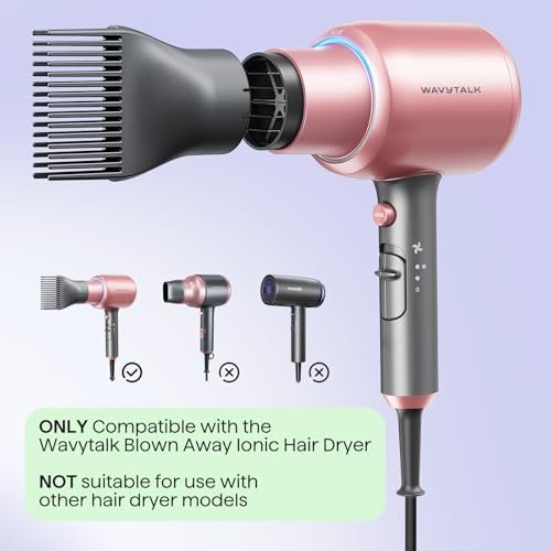 Wavytalk Grey Comb Nozzle – Compatible with Wavytalk Blown Away Ionic Hair Dryer (49.6mm Internal Diameter) - görsel 6