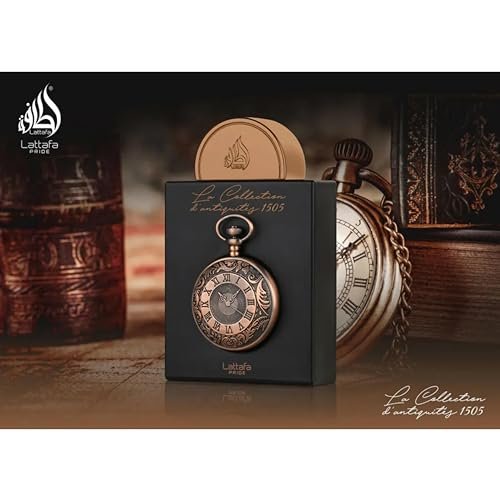 Lattafa Pride La Collection D'antiquites 1505 (Watch) Eau de Parfum for Unisex, 3.4 oz Avelisse
