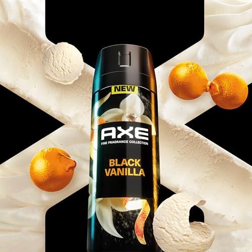 AXE Fine Fragrance Collection Premium Deodorant Body Spray for Men - Variety Pack (Blue Lavender, Aqua Bergamot, Golden Mango, Black Vanilla) - 4 Pack, 4 oz Each, Aluminum Free, 72H Odor Protection Avelisse