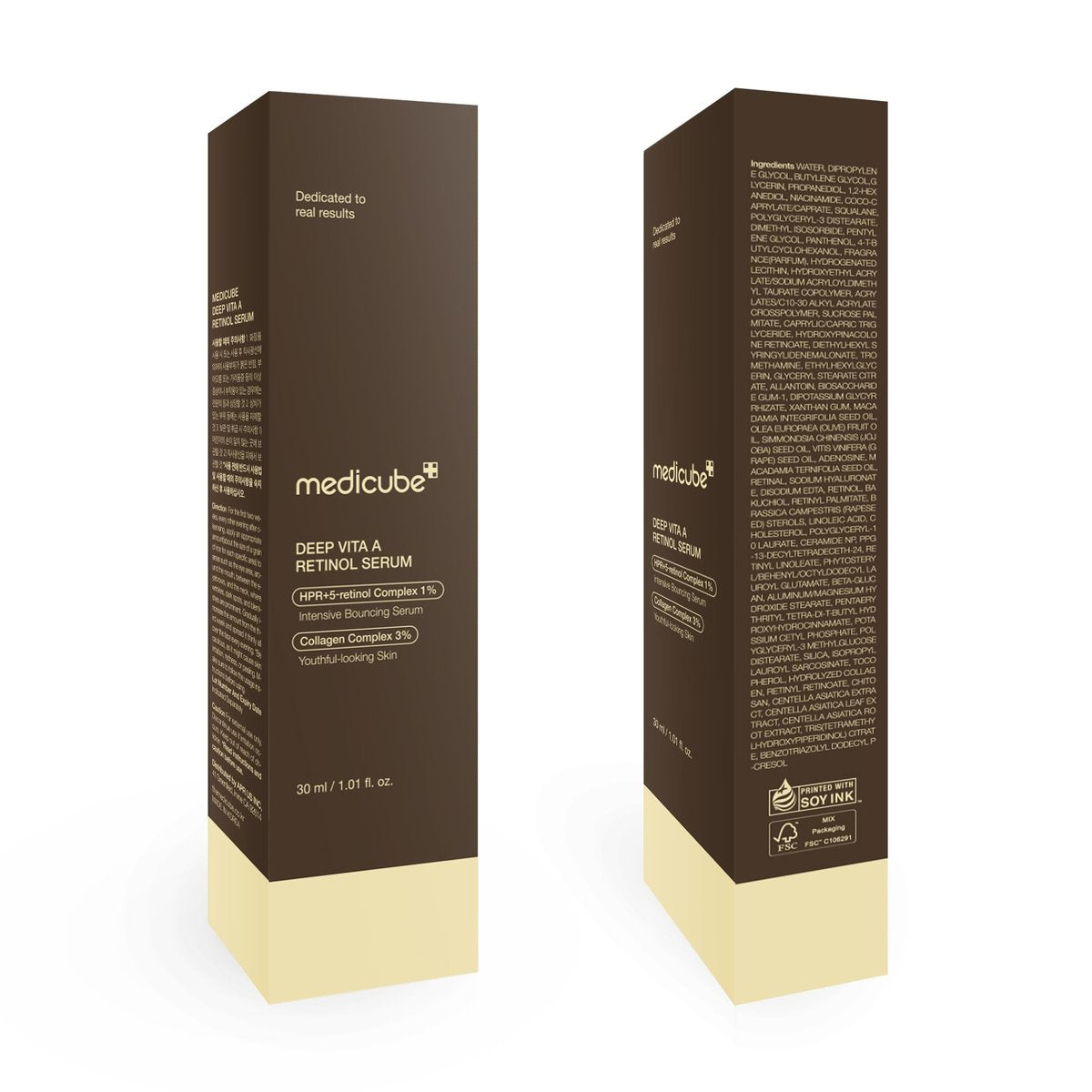 Medicube Deep Reviving Bakuchiol Retinol Facial Serum – Anti-Aging 4th Gen Retinol & Bakuchiol for Fine Lines, Uneven Skin Tone, Blemish Scars – Korean Skin Care, Low Irritant, 1.01 oz Avelisse