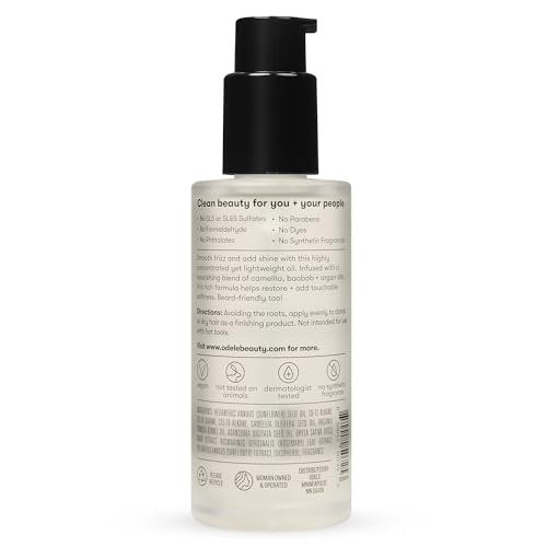 Odele Hair Oil with Baobab & Argan Oils - Lightweight Frizz Control, Shine & Hydration for All Hair Types, 1.7 Fl Oz - görsel 14