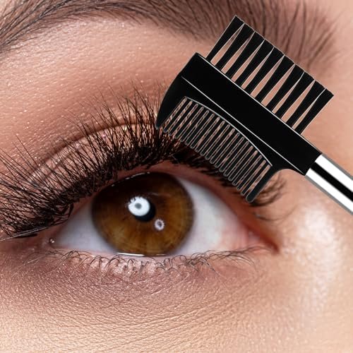 3-Piece Eyelash Shaper & Eyebrow Brush Set – Double-Head Spoolie Comb for Separating Lashes, Eliminating Clumps & Grooming Brows - görsel 14