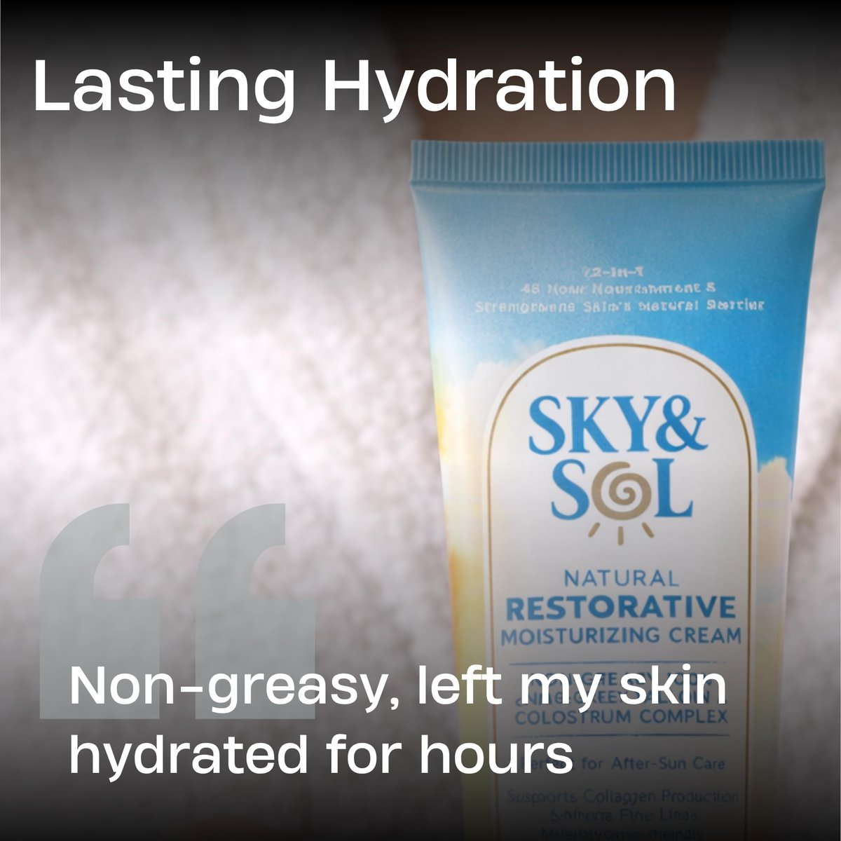 Sky and Sol Everything Cream - 100% Grass Fed Beef Tallow Moisturizer for Face and Body | Day & Night Skincare | Safe Natural Ingredients | All Skin Types | 3 oz Avelisse