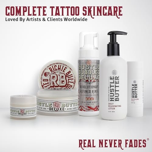 Hustle Butter Tattoo Aftercare Portable Balm Stick - Mess-Free Tattoo Moisturizer, Vegan & Cruelty-Free, 1.6 oz - görsel 18