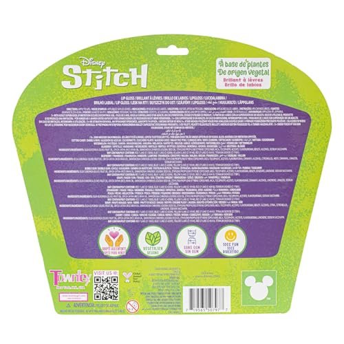 Disney Stitch 10-Piece Plant-Based Lip Gloss Set – Kids’ Makeup for Parties, Sleepovers & Birthday Gifts, Ages 3+ - görsel 18