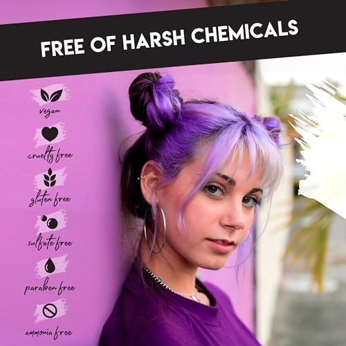 Color Lux Direct Vibes Semi-Permanent Hair Color - Magenta, 8 fl oz - Vibrant, Long-Lasting, Ammonia-Free & Vegan Avelisse