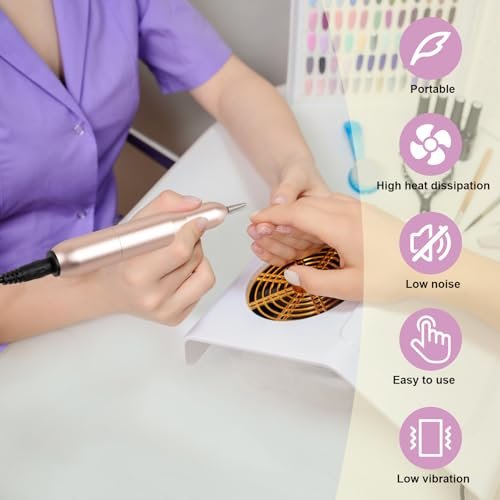 Marvelity Electric Nail Drill Set – Professional USB-Powered Acrylic Nail Drill for Manicure & Pedicure at Home or Salon Avelisse