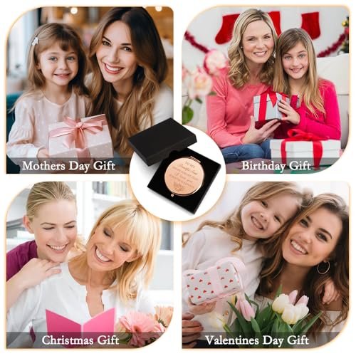 Personalized Compact Mirror for Aunt – Stainless Steel Travel Mirror, Auntie Gift Idea, Christmas Birthday Present for Aunt - görsel 12
