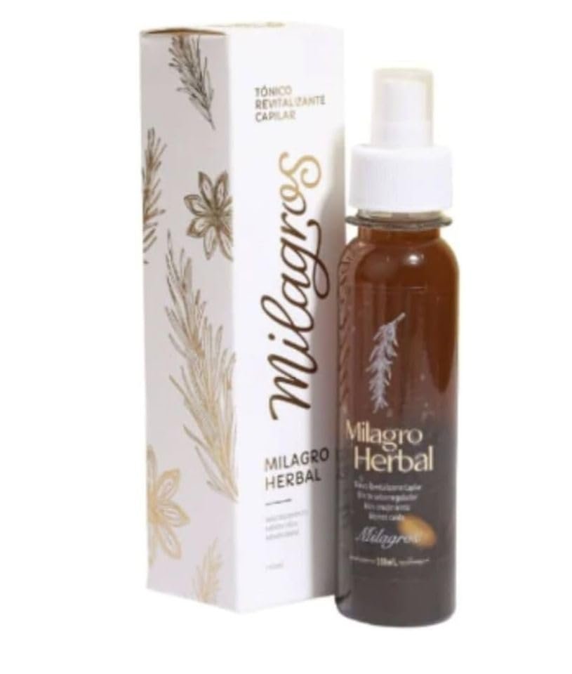 Tónico Milagro Herbal Formula Anticaída, Crecimiento Capilar | Tónico Capilar Seborregulador Revitalizante 3.71 oz - görsel 1