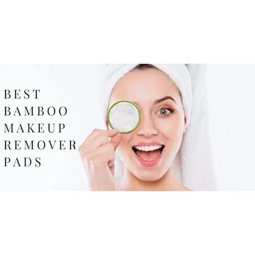 ISA’S World Reusable Makeup Remover Bamboo Cotton Pads (20 Pack) – Organic Bamboo Cotton Rounds with Washable Laundry Bag & Bamboo Storage Jar for All Skin Types - görsel 18