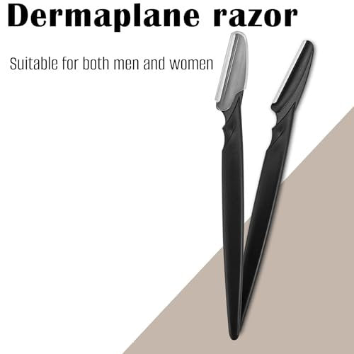 WANGFXWA Dermaplane Razor for Women & Men – 12-Pack Eyebrow Razors & Dermaplaning Tool for Face Shaving & Peach Fuzz Removal - görsel 10