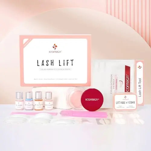 Gentle Lash Lift Kit with Enhanced Glue Balm – Semi-Permanent Curled Eyelashes Lasting 6-8 Weeks for All Lash Types Avelisse