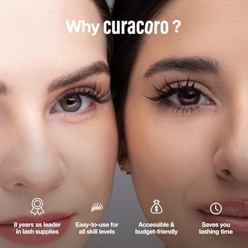Curacoro 10ML Eyelash Coating Sealant - Professional Protective Topcoat for Long-Lasting Eyelash Extensions, Water-Resistance & Better Retention, Strong, Soft & Silky Lash Extensions Avelisse