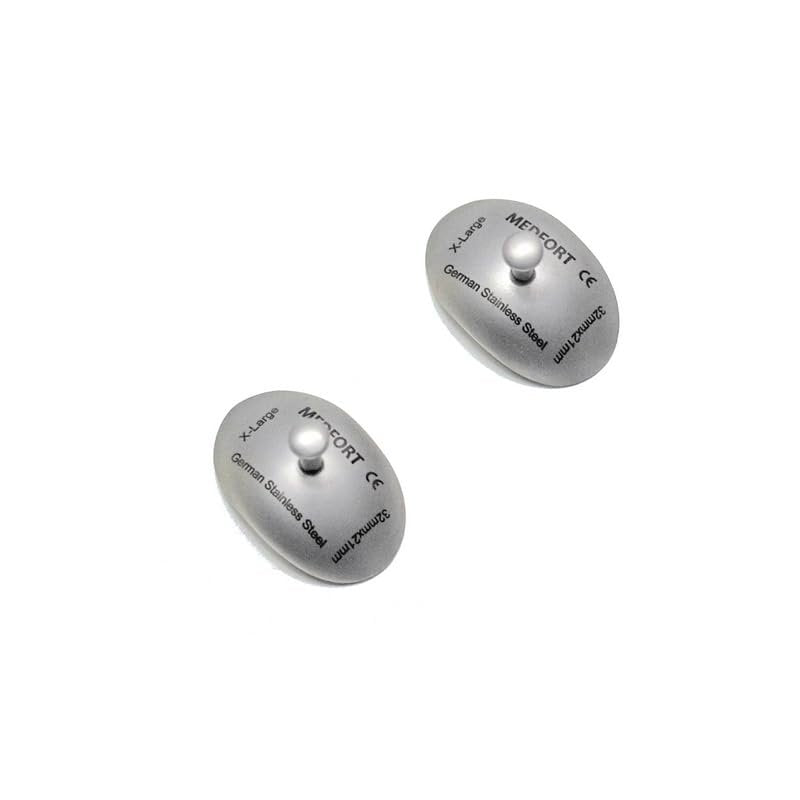 Medfort-Instruments Corneal Eye Shield Protector, Stainless Steel with Holding Point, 32mm x 21mm (X-Large), Set of 2 - görsel 4
