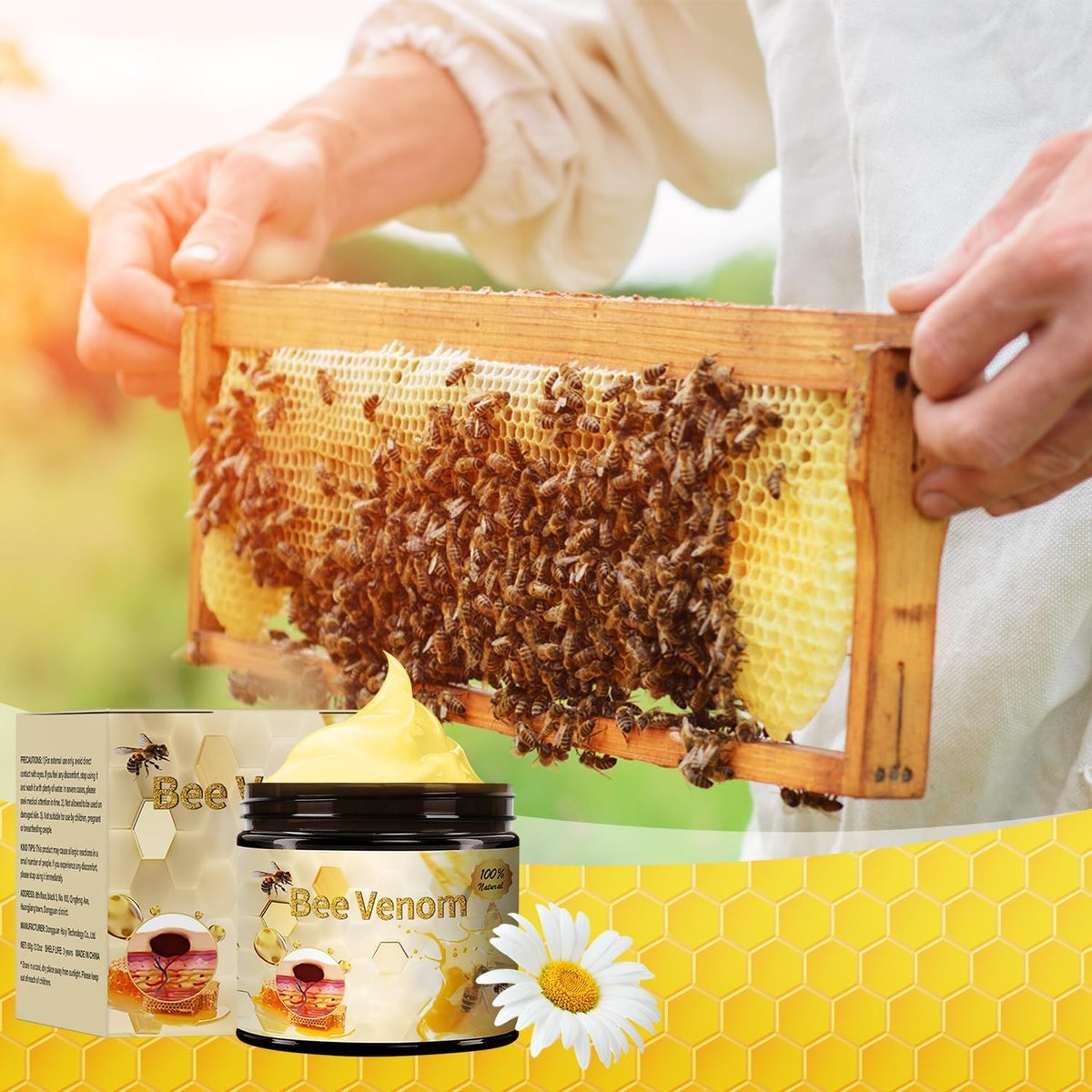Bee Venom Treatment Cream 2026 New Professional Repair Cream for All Body Parts (2 Bottles) - Botou Face Moisturizer Avelisse