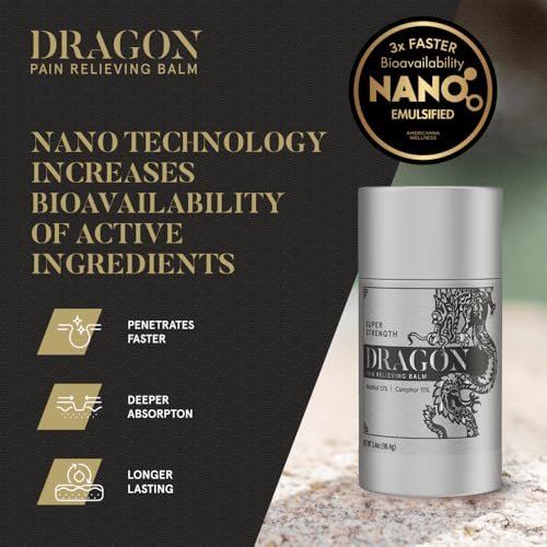 Americanna Wellness Dragon Balm 3.4oz Roll-Up Super Silver Strength Body Butter Avelisse