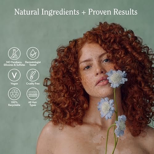 Rizos Curls Thickening Foam 2-in-1 Treatment + Styler - Improve Hair Thickness, Reduce Breakage, Boost Volume & Enhance Hair Health - 4.2 oz Avelisse