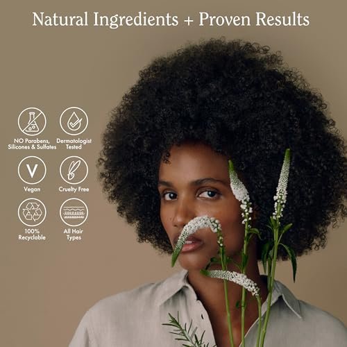 Rizos Curls Hair Lengthening Treatment Serum – Fortifies Roots for Healthy Scalp Microbiome, Promotes Longer Stronger Hair, 4.2 oz Avelisse