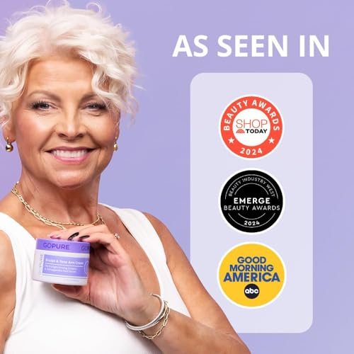 goPure Sculpt & Tone Arm Cream – Firming & Tightening Cream for Visibly Smoother, Lifted Arms | ProTight Complex with Rice Protein, Shea Butter, Avocado | Clinically Tested | All Skin Types Avelisse