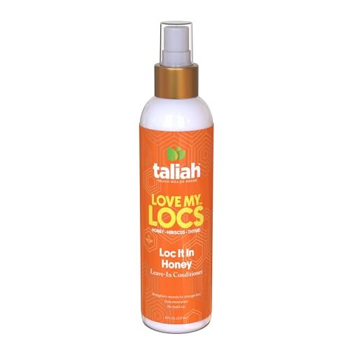 Taliah Waajid Love My Locs Honey Hibiscus Leave-In Conditioner - 8 oz | Healthy Radiant Locs Avelisse