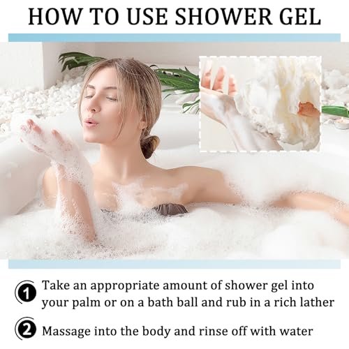 Goat Milk Body Wash - Gentle Silk Soft Foaming Milk Bath, Moisturizing Body Cleanser for All Skin Types Avelisse