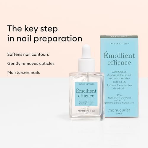 Manucurist Active Discovery Kit - Vegan Nail Care Set Made in France - Manicure Set with File, Buffer, Cuticle Remover, Serum & Active Glow - Gift for Women Avelisse