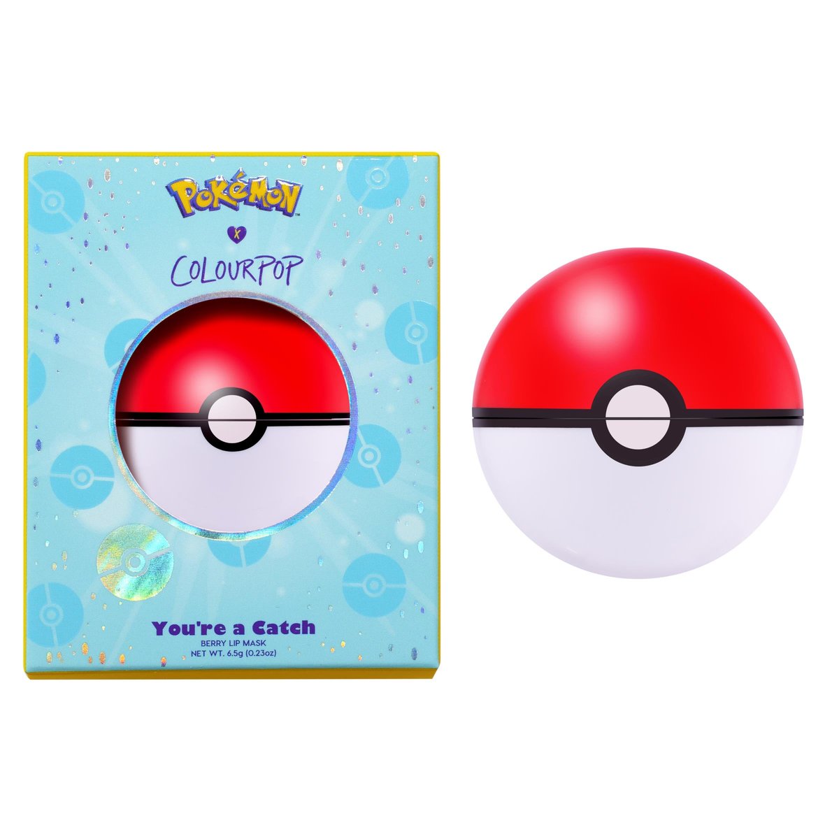 ColourPop x Pokémon You're a Catch Leave-On Lip Mask & Overnight Lip Treatment with Shea Butter & Vitamin E - Berry Avelisse