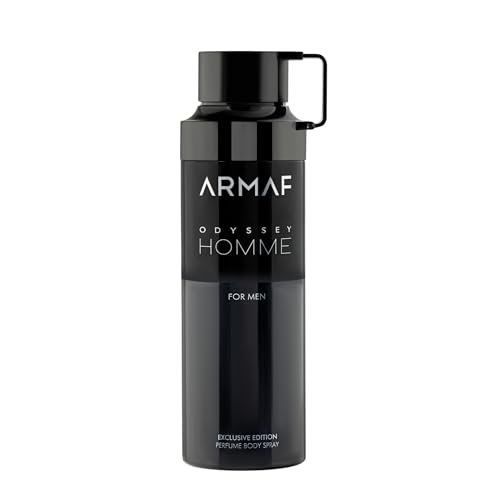 Armaf Odyssey Homme Black Body Spray for Men, 6.8 oz - görsel 2