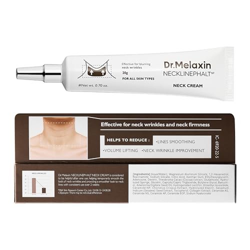Dr.Melaxin Necklinephalt Spicule Neck Cream – Microneedle Firming & Lifting Treatment for Turkey Neck & Sagging Skin, Peptides for Wrinkle Care & Skin Tightening, Korean Skincare 1.69 fl.oz Avelisse