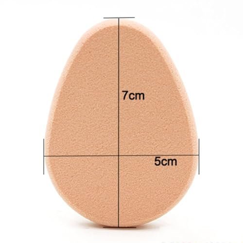 Fansoftiks 5-Pack Beige Smooth Makeup Sponge Blender - Super-Soft Foam for Flawless Foundation & Powder Application, Reusable & Washable - görsel 18
