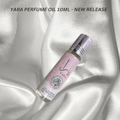Lattafa Yara Roll-On Perfume Oil - 0.34 Fl Oz (Pack of 12) - Long-Lasting Concentrated Fragrance Avelisse