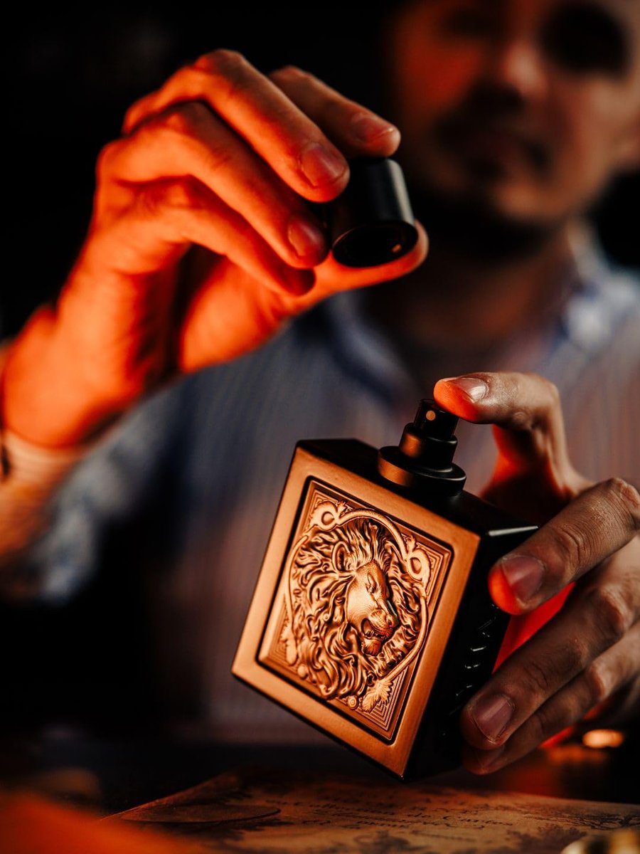 Rayhaan Lion Eau De Parfum Spray for Men, 3.4 oz Avelisse