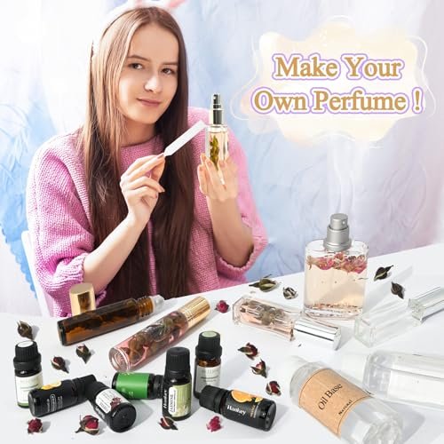 DIY Perfume Making Kit for Women – Create Your Own Signature Scent with Essential Oils & Roller Bottles Avelisse