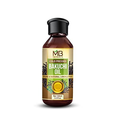 MB Herbals Bakuchi Oil – 100% Pure Psoralea corylifolia Oil for External Use, 100ml (3.5 Fl Oz) Avelisse