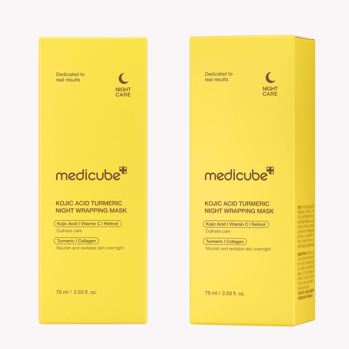 medicube Kojic Acid Turmeric Overnight Wrapping Peel Off Mask – Brighten & Defend Against Skin Stress for a Clear, Glowing Complexion | Korean Skincare, 2.53 fl. oz. - görsel 18