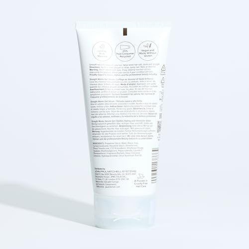 Paul Mitchell Straight Works Hair Gel – Smoothing Styler, Anti-Frizz, Adds Shine, 5.1 oz Avelisse