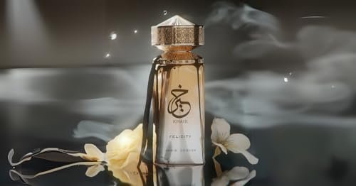 Paris Corner | Khair Felicity Perfume 3.4 fl oz | Sparkling Champagne, Cassis, Rose, Vanilla, Musk Unisex Eau de Parfum Avelisse