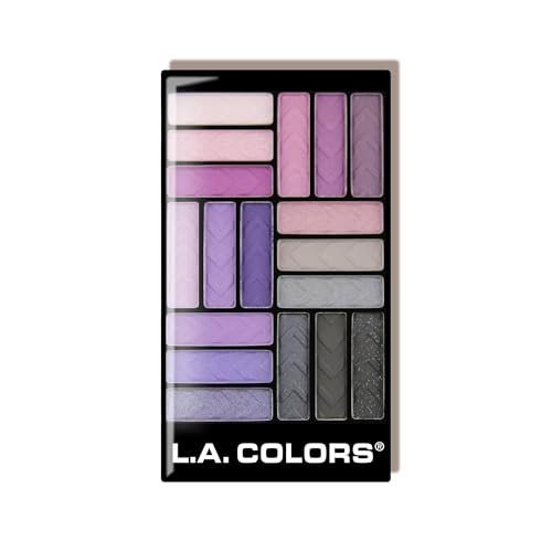 L.A. COLORS 18 Color Eyeshadow Palette - Strange Love CES749 - görsel 2