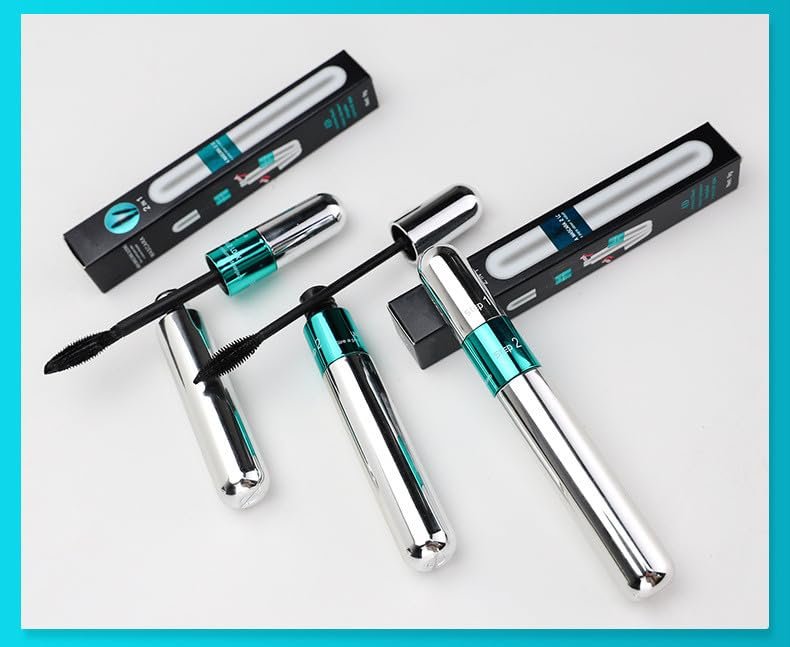 4D Silk Fiber Mascara Black – Volume & Length, 5X Longer, Thickening, No Clumping, Waterproof - görsel 11