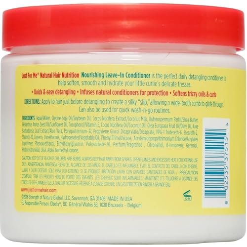 Just For Me Hair Nutrition Nourishing Leave In Conditioner, 15 oz Avelisse