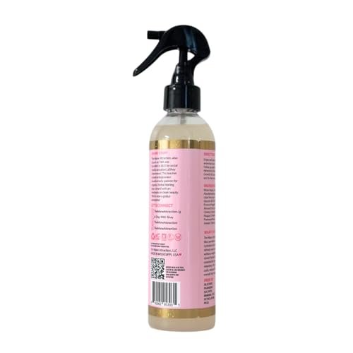 The Mane Attraction Nourishing Daily Hair Growth Moisture Mist - Lightweight Moisturizer for Thicker, Longer Hair with Aloe Vera, Sweet Almond Oil & Honey - 8 oz Avelisse