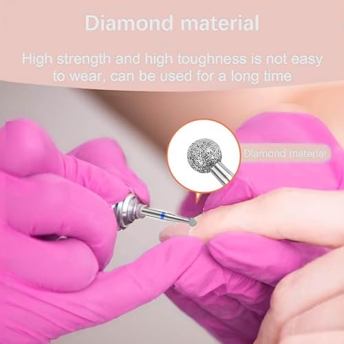 Professional Safety Diamond Nail Drill Bit Set - 30 Piece Carbide Cuticle Bits for Electric Manicure & Pedicure (3/32 inch) - görsel 18