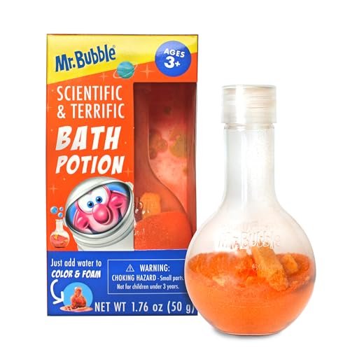 Mr. Bubble The Original Kids Bath Bomb Potions - Colorful Fizzy Fun with Foam & Bubble Science Beaker (Pack of 2) - görsel 18