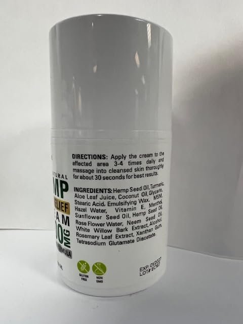 Eclipse Hemp Natural Hemp Extract Cream – Made in USA – 2 Pack Avelisse